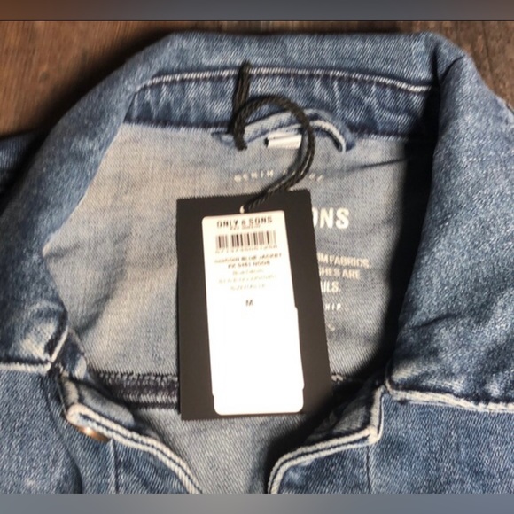 Only & Sons denim jean jacket NWT - Picture 4 of 4